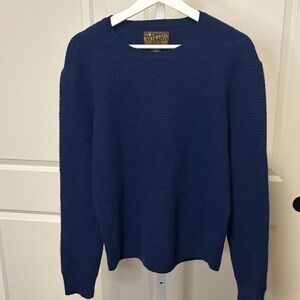 Lucky Brand Men's Deep Blue Crewneck Sweater